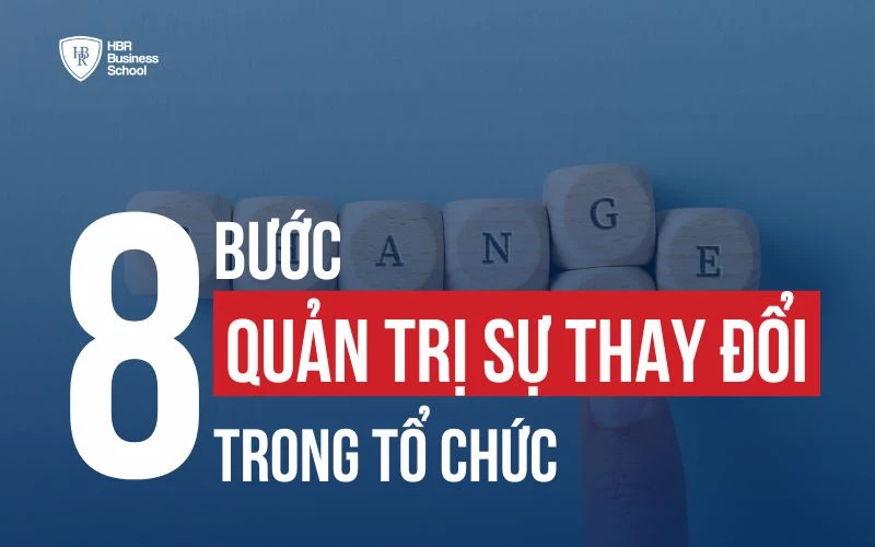 CHỦ DOANH NGHIỆP PHẢI NẮM CHẮC 8 BƯỚC QUẢN TRỊ SỰ THAY ĐỔI TRONG TỔ CHỨC